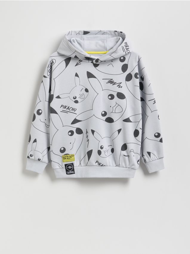 Reserved - Bluza Pokémon - jasnoszary