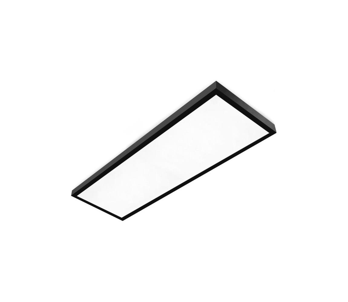 LED Panel natynkowy BRISBANE LED/36W/230V 4000K 29,5x119 cm czarny