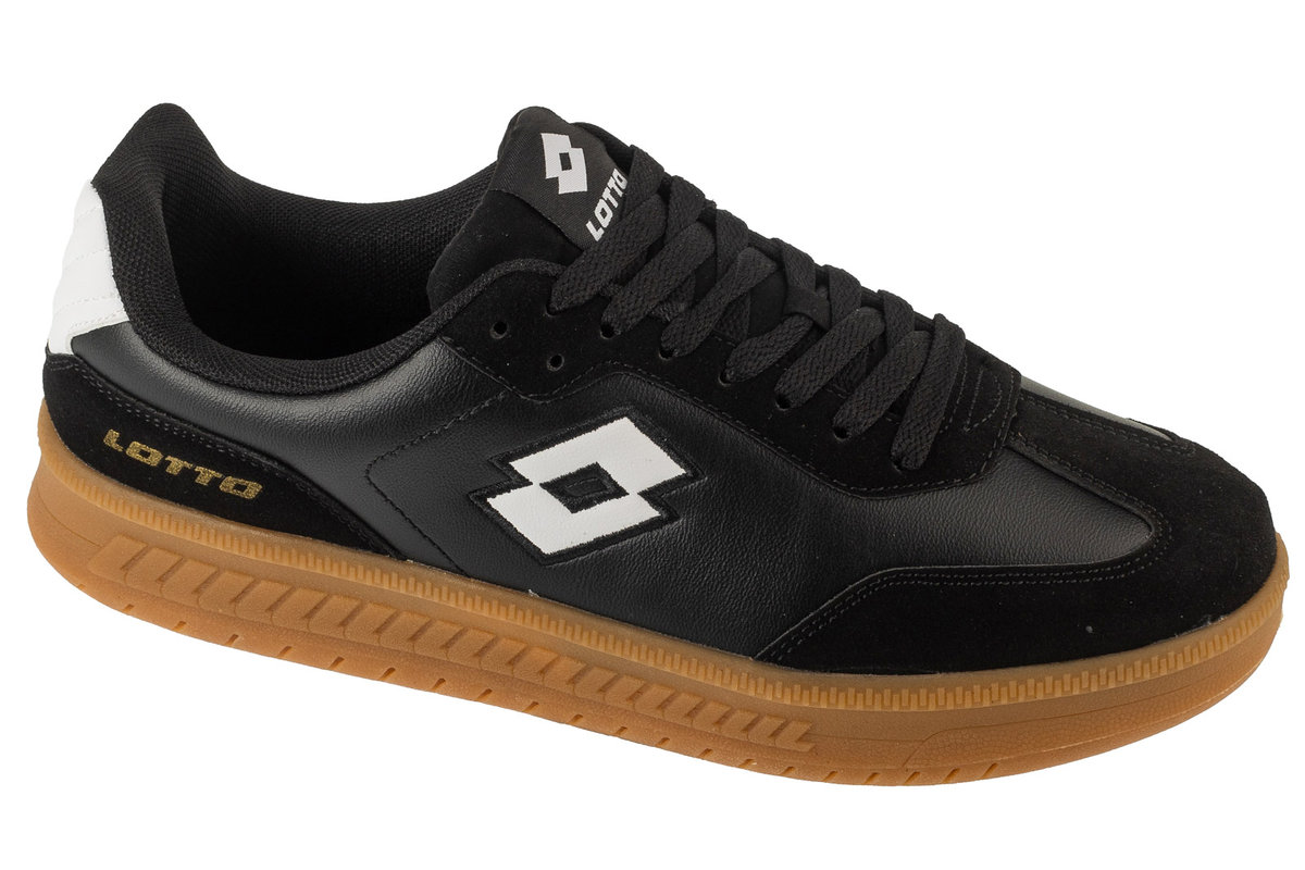 Lotto Makera 2401070U-1110, Unisex, buty halowe - halówki, Czarne