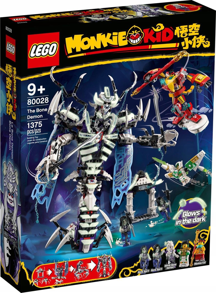 Klocki LEGO MONKIE KID KOŚCIANA DEMONICA 80028