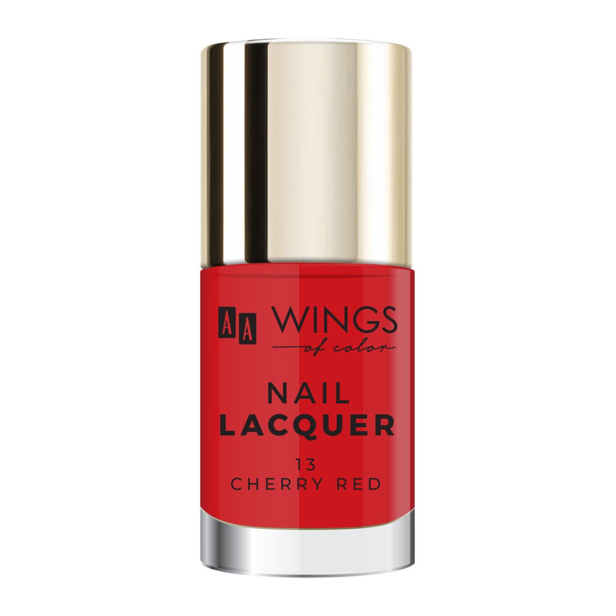 AA WINGS OF COLOR Nail Lacquer Lakier do paznokci 13 Cherry Red 10 ml