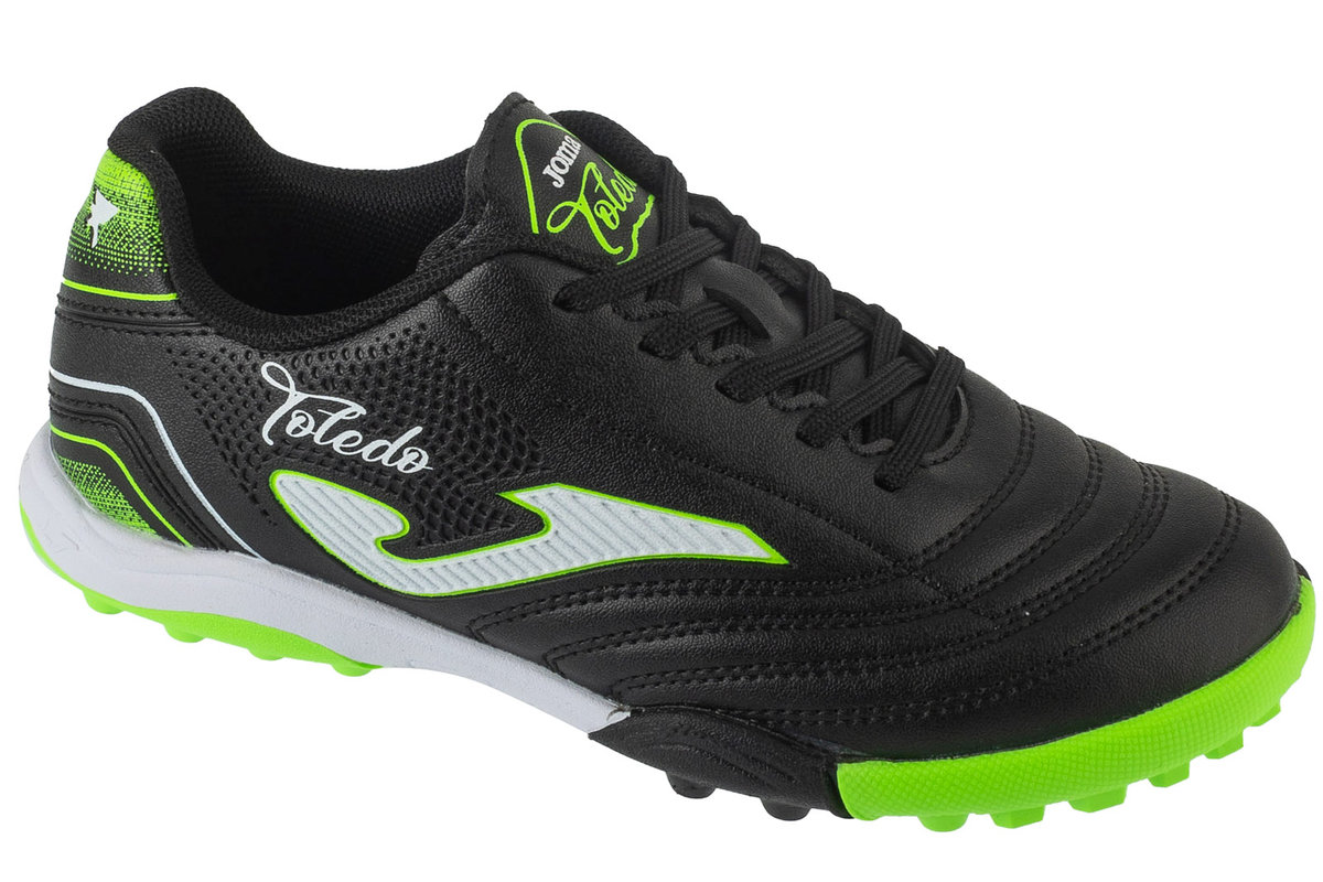 Joma Toledo Jr 2501 TF TOJW2501TF, dla chłopca, buty piłkarskie - turfy, Czarne