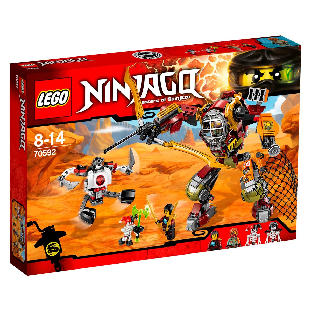 Klocki LEGO Ninjago Zestaw Mech Ronina 70592