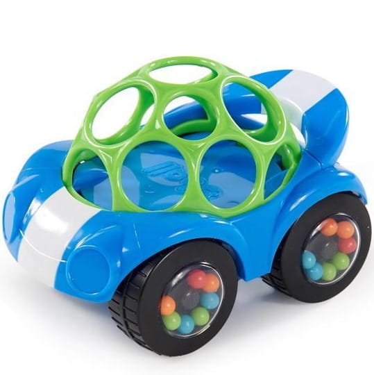 OBALL Pojazd grzechotka Rattle&Roll niebieski 3m+
