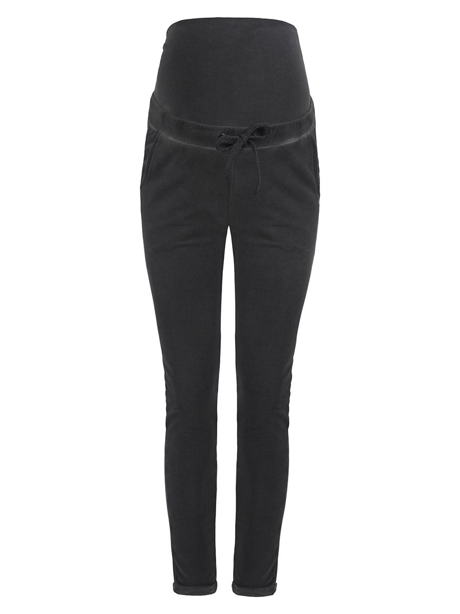 Damskie spodnie dresowe ciążowe czarne Bellybutton Maternity, r.46