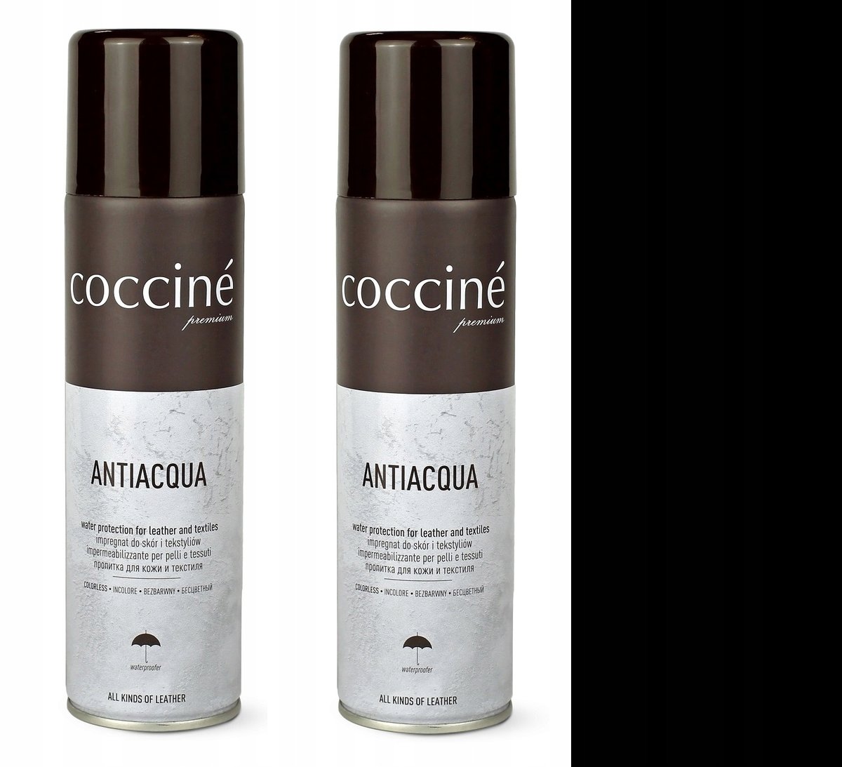 2x ANTIACQUA IMPREGNAT WODOODPORNY PROTECTOR BLACK