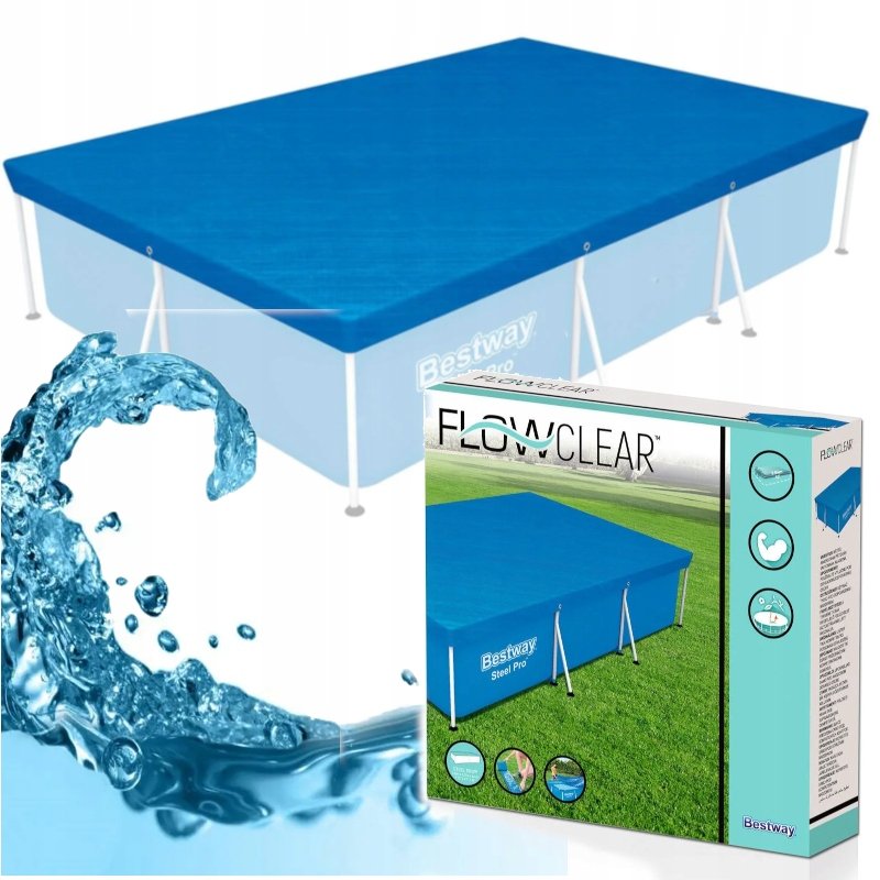 Bestway plandeka do basenu  basenowa ochronna 4x2m