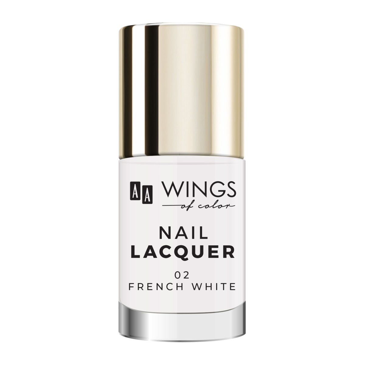 AA WINGS OF COLOR Nail Lacquer Lakier do paznokci 02 French White 10 ml
