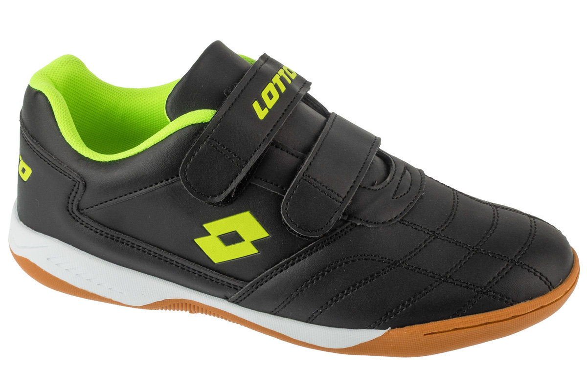 Lotto Pacer T 2600110T-1124, dla chłopca, buty halowe - halówki, Czarne