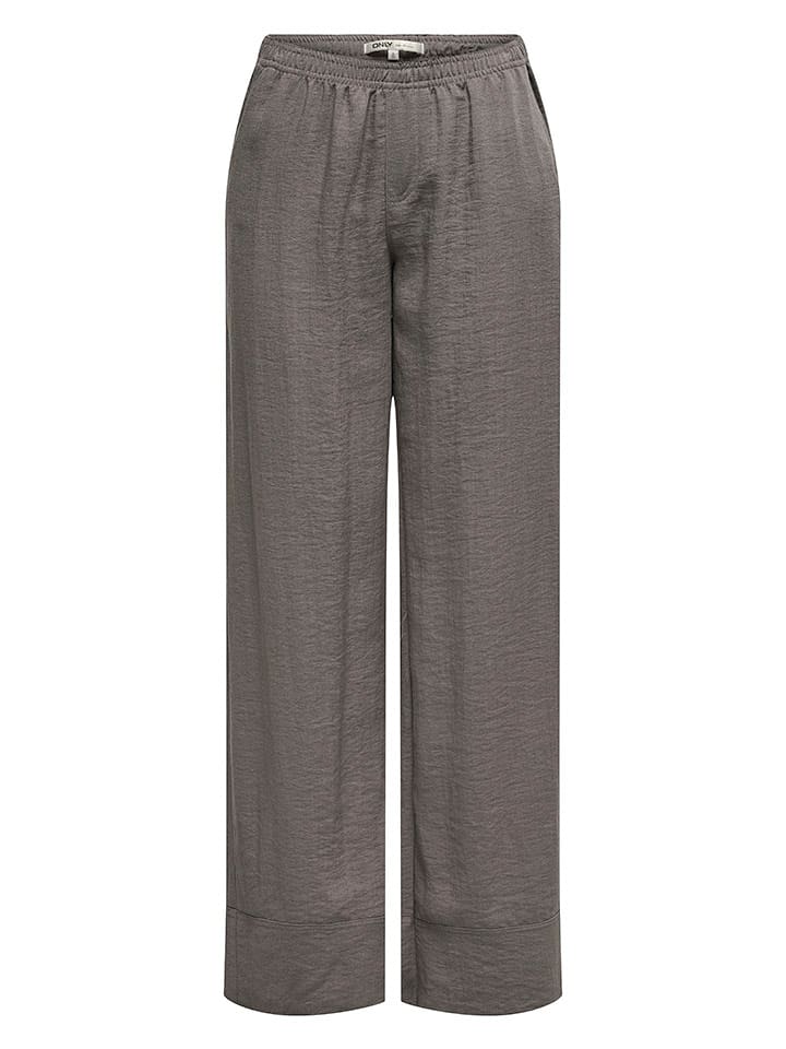 ONLY Spodnie w kolorze szarym