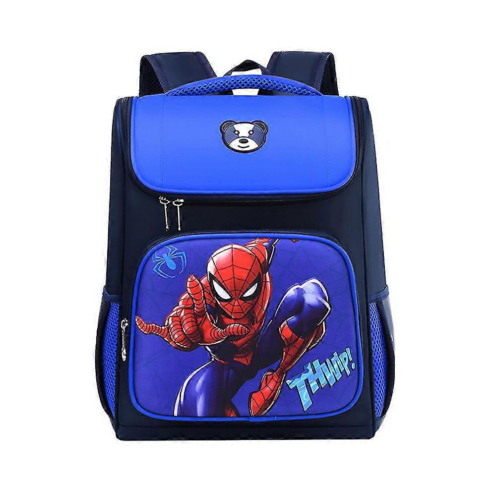 Nmaov Postacie z kreskówek Plecak 3D Dziecięcy tornister szkolny o dużej pojemności Plecak studencki Spiderman