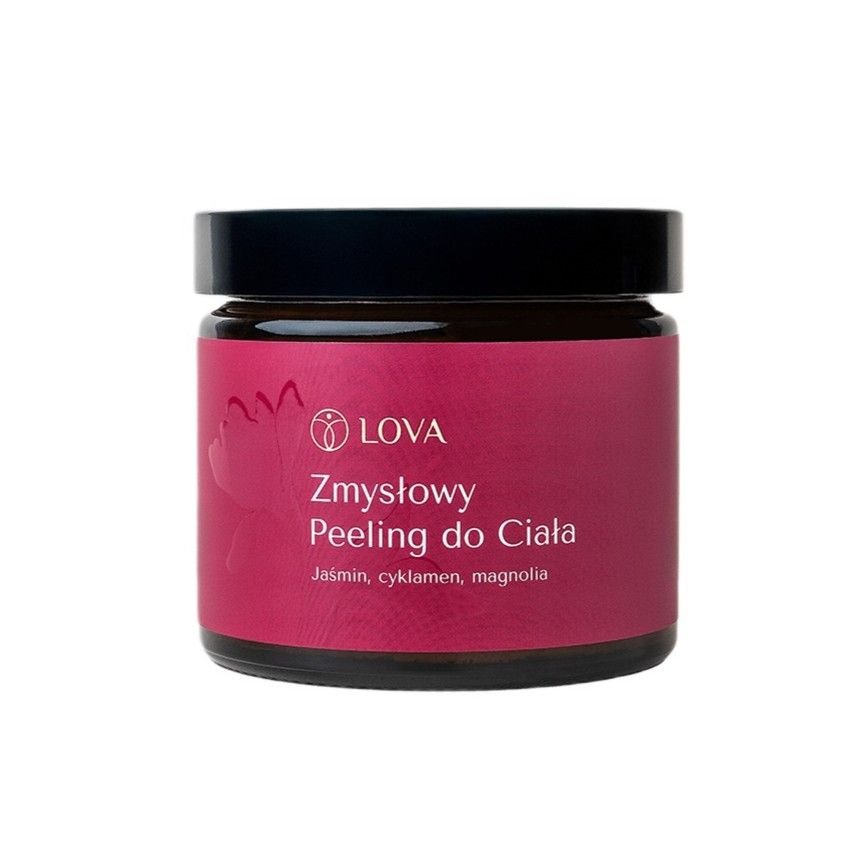 LOVA Zmysłowy peeling do ciała Jaśmin, Cyklamen, Magnolia 250ml