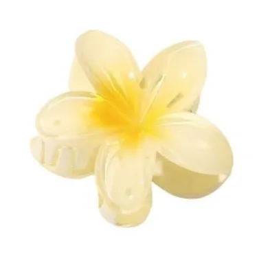 Ecarla Klamra do włosów Kwiat - żółte ombre XL