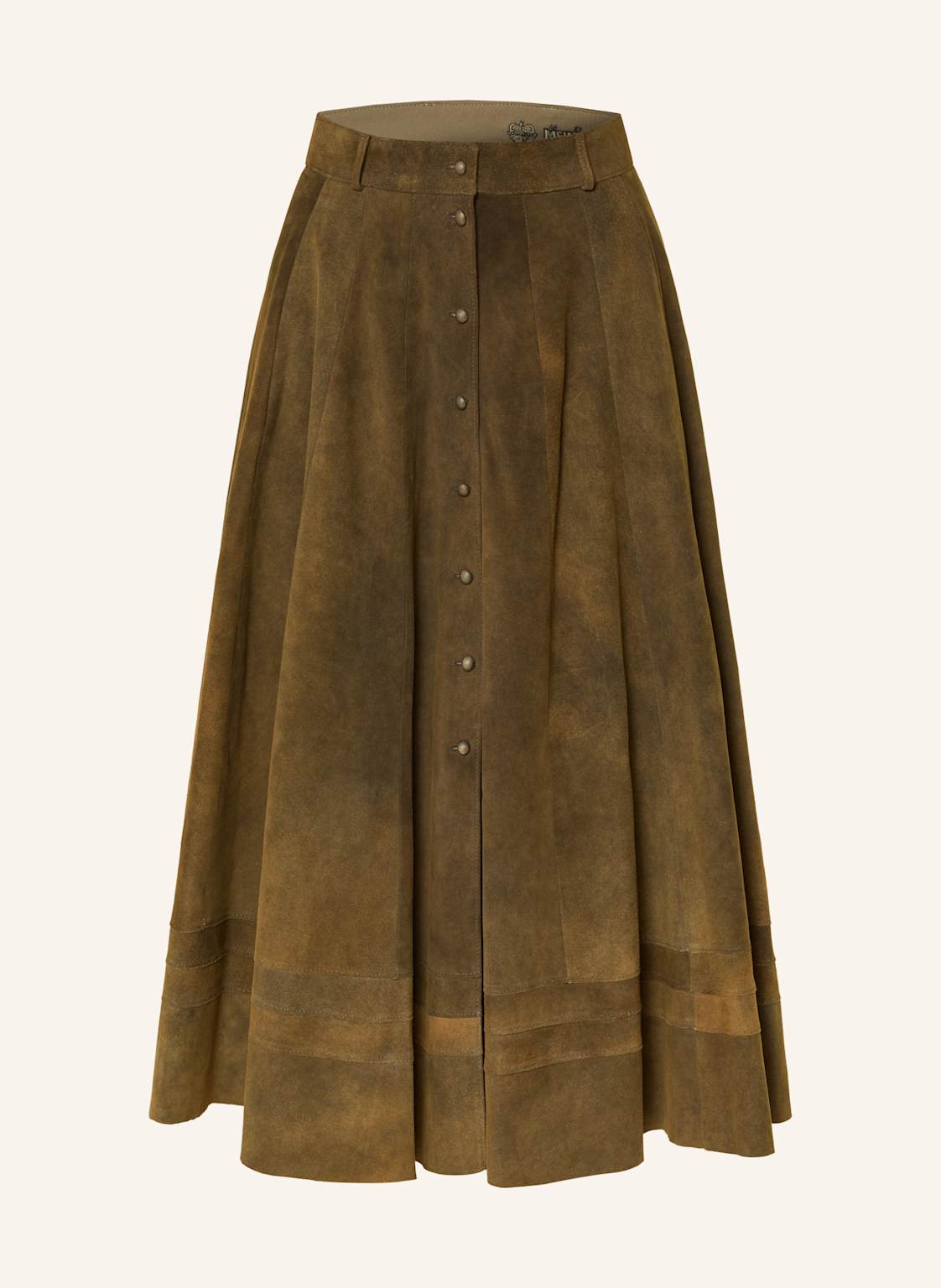 Meindl Spódnica Skórzana W Stylu Ludowym Daisy braun