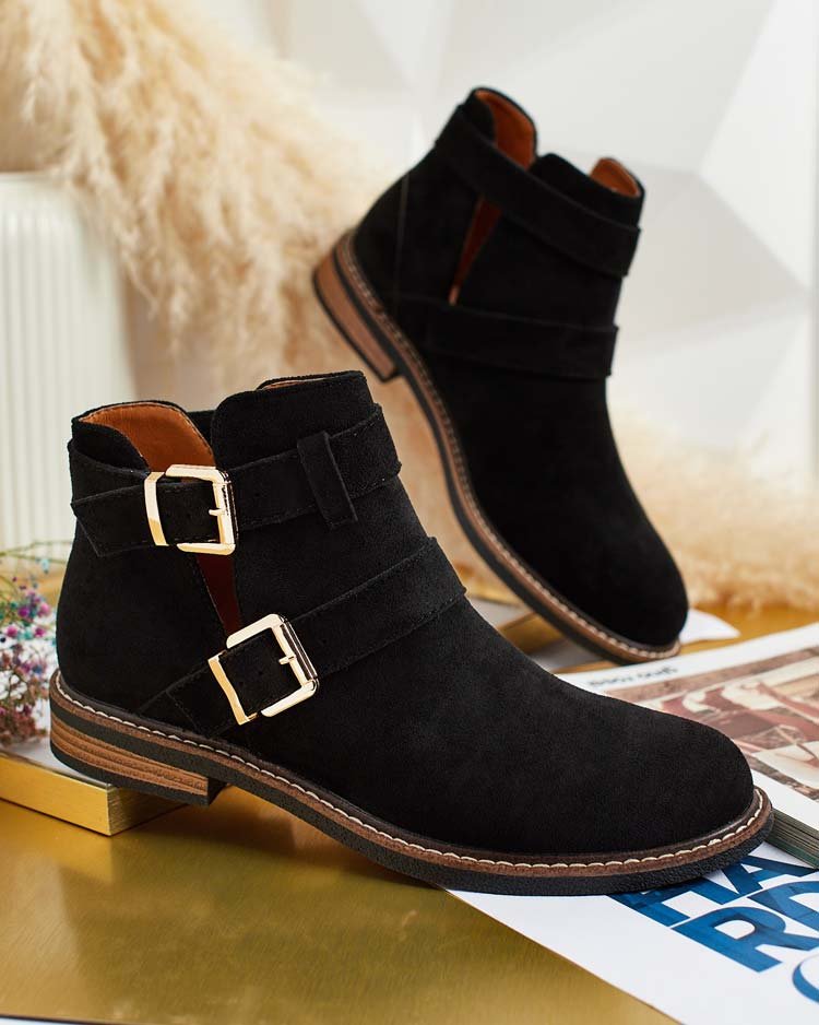 Royalfashion Damskie botki z wycięciami Geronsa-39