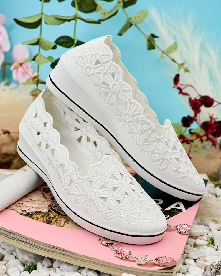 Royalfashion Półbuty damskie na niskim koturnie Dellio-40