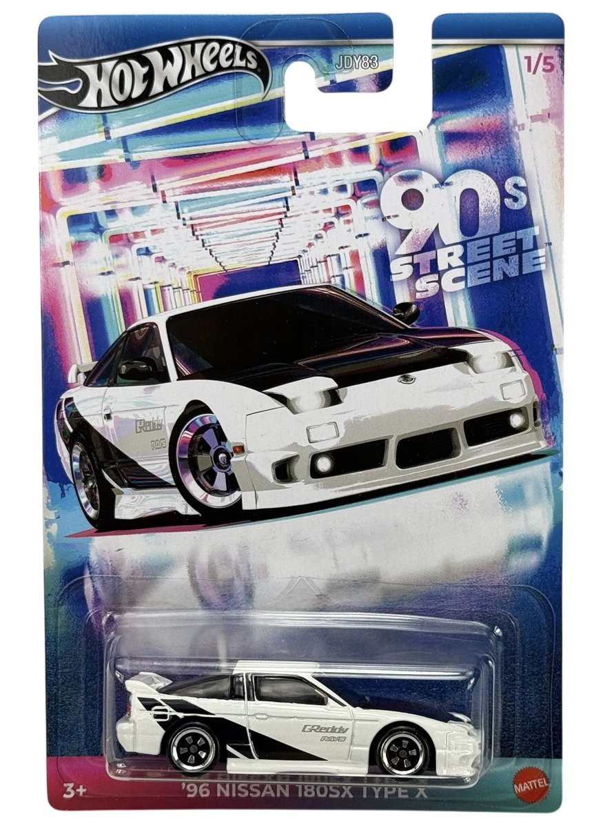 HOT WHEELS '96 NISSAN 180SX TYPE X 90'S STREET SCENE 1/5 JCB57