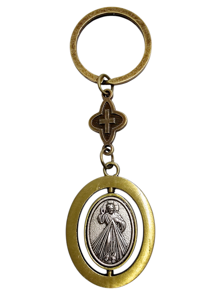 Brelok Metalowy Jezus Miłosierny 5057-18