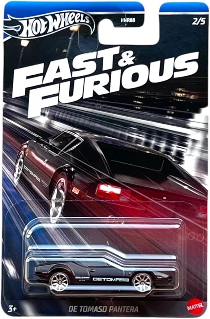 HOT WHEELS DE TOMASO PANTERA FAST AND FURIOUS 2/5 HRW52