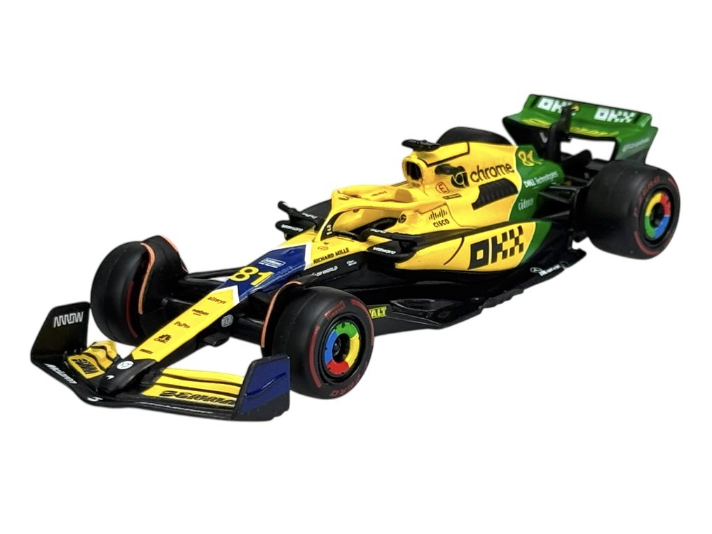 BBURAGO McLAREN FORMULA 1 TEAM MCL38 GP MONACO #81 OSCAR PIASTRI 38214 1:43