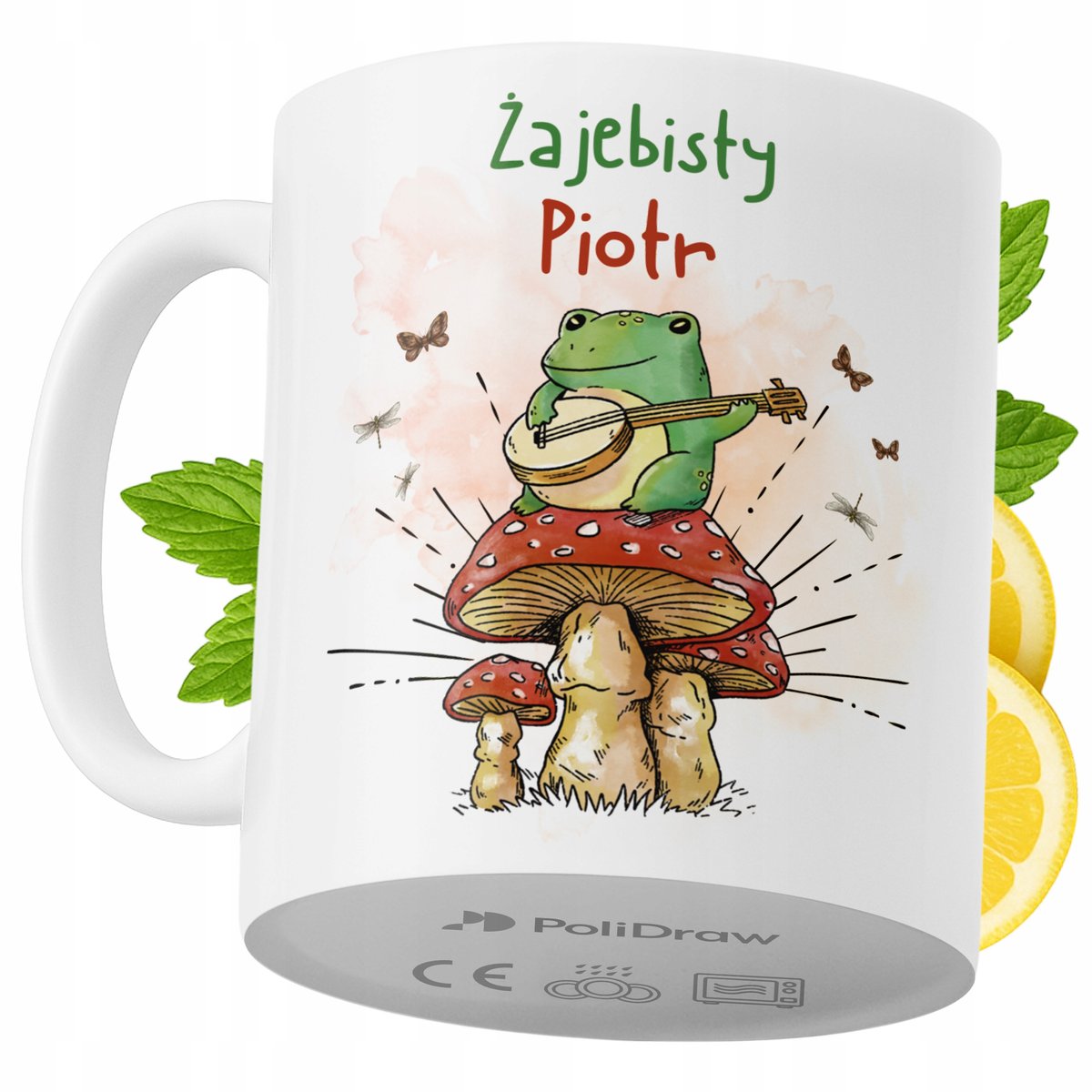 Kubek Dla Piotra na Prezent z Nadrukiem ze Zdjęciem 330 ml PoliDraw