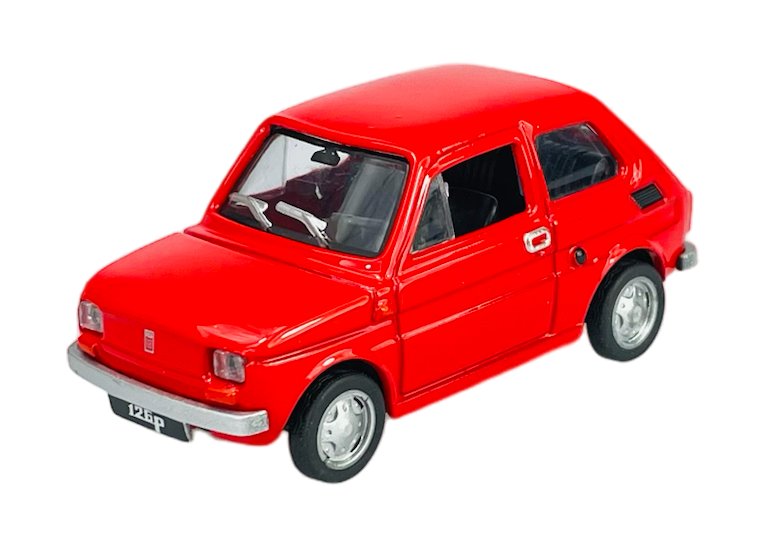 Kolekcja Prl Fiat 126P Maluch Czerwony 1:43