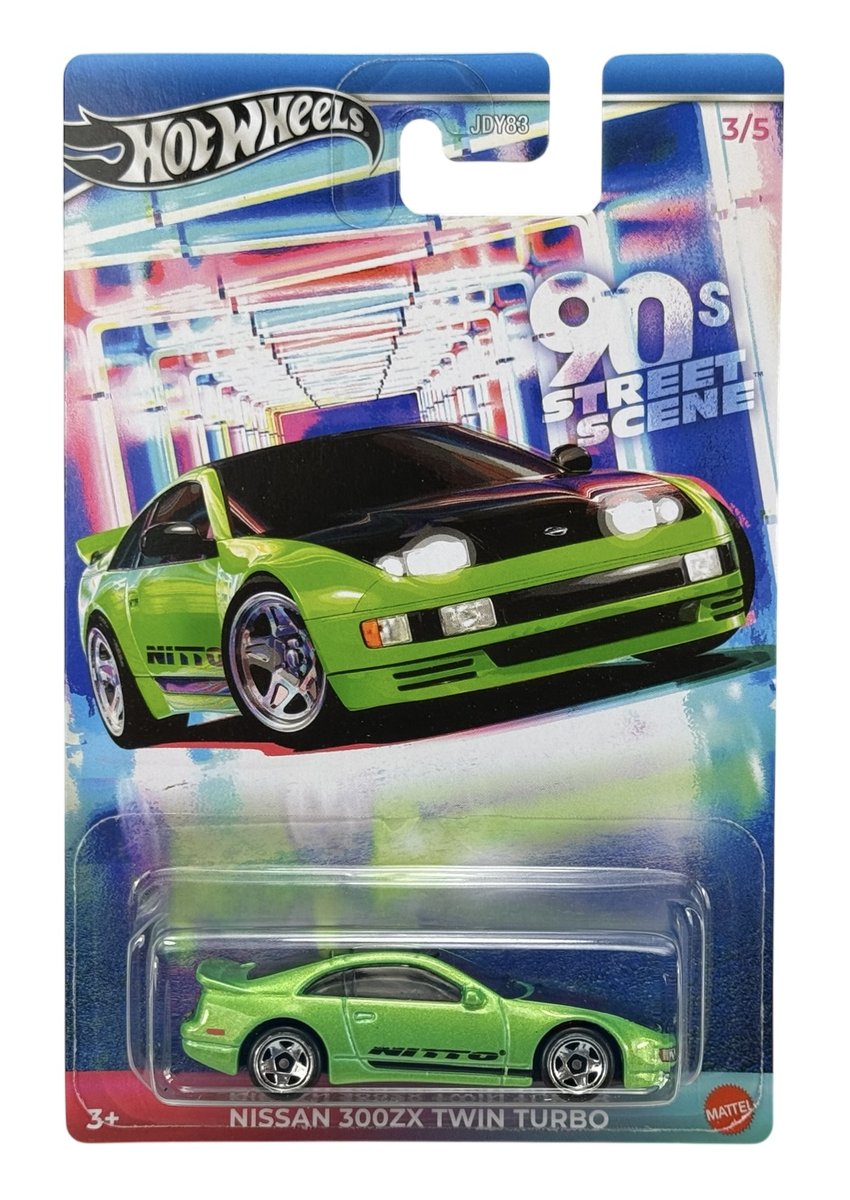 HOT WHEELS NISSAN 300ZX TWIN TURBO 90'S STREET SCENE 3/5 JCB59