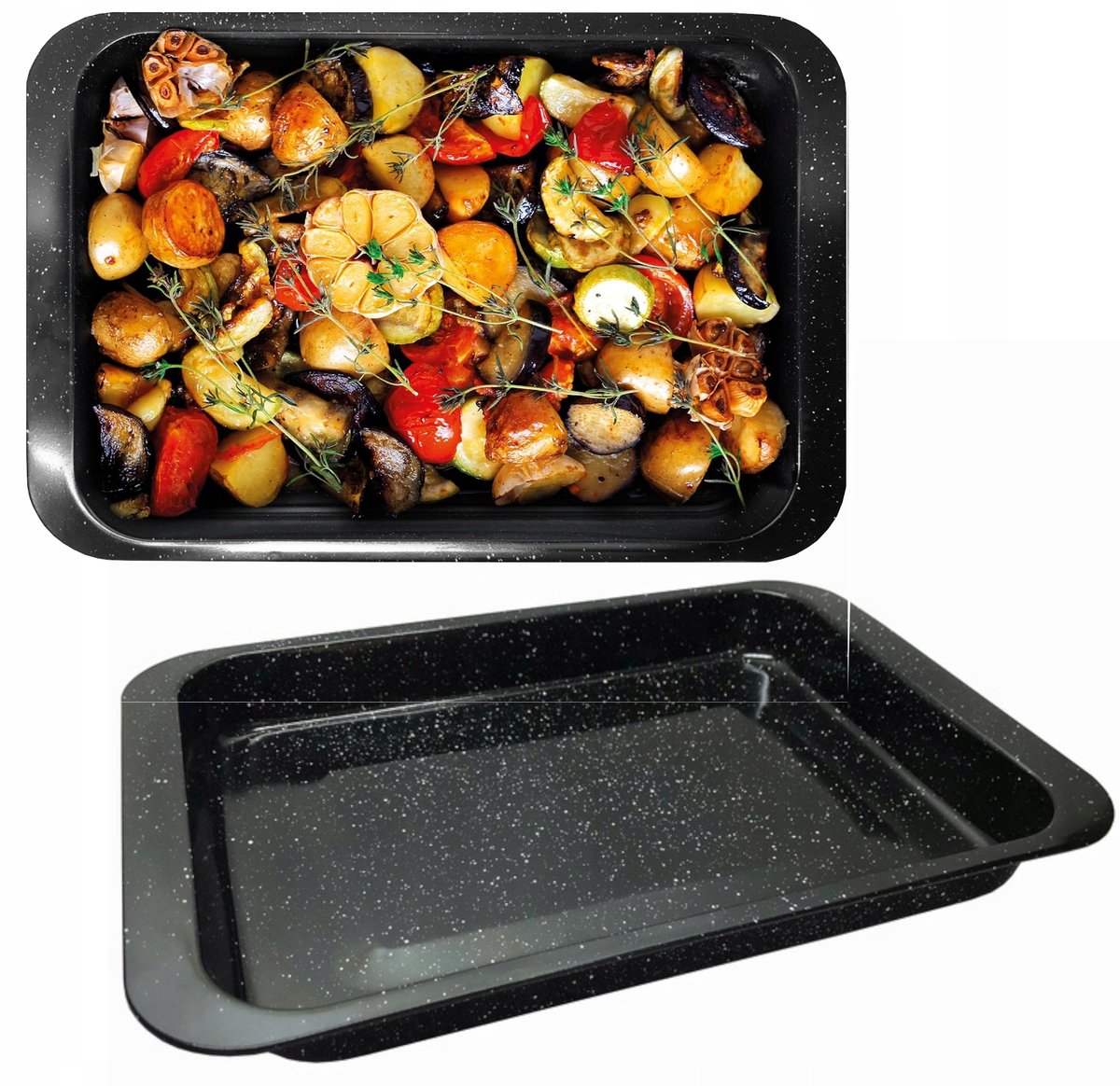 BLACHA FORMA DO PIECZENIA BRYTFANNA DUŻA NIEPRZYWIERAJĄCA NON STICK 29x42cm