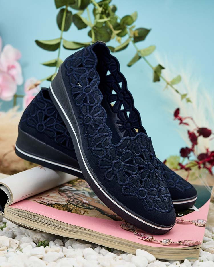 Royalfashion Półbuty damskie na niskim koturnie Dellio-36