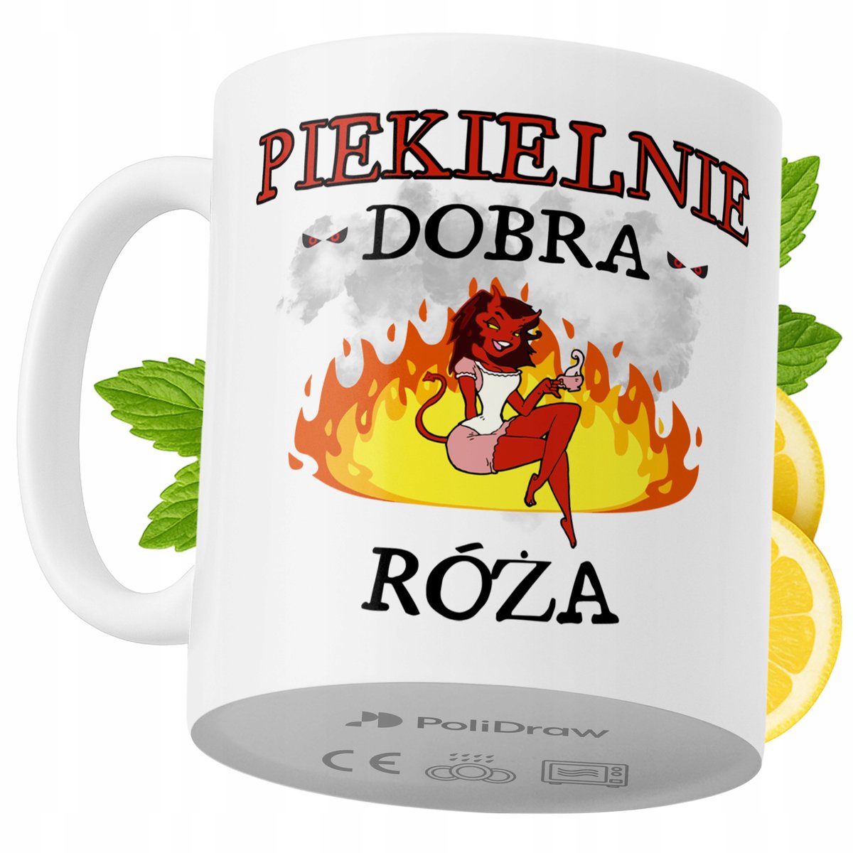 Kubek Dla Róży na Prezent z Nadrukiem ze Zdjęciem 330 ml PoliDraw