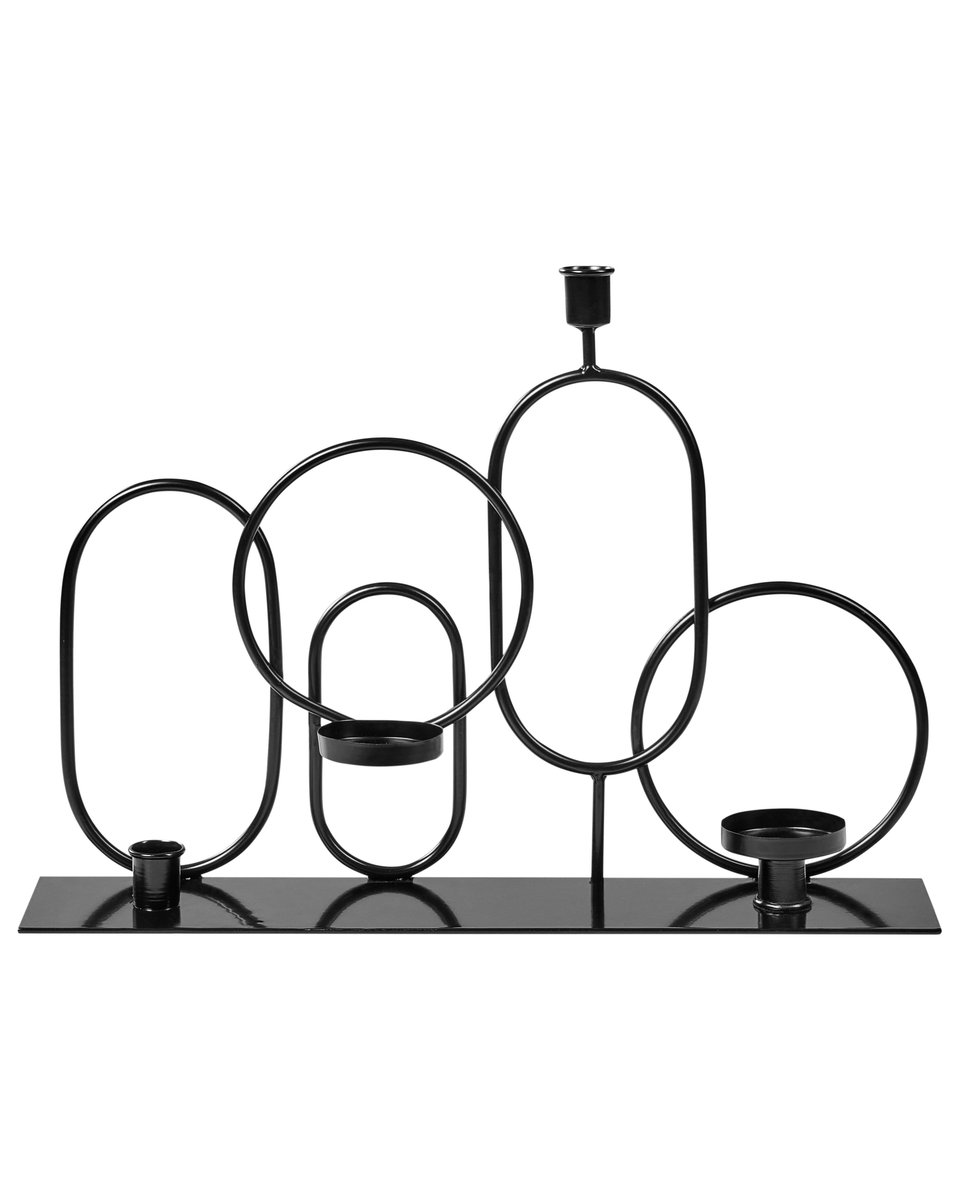 Świecznik COBH Metal 30 cm Czarny