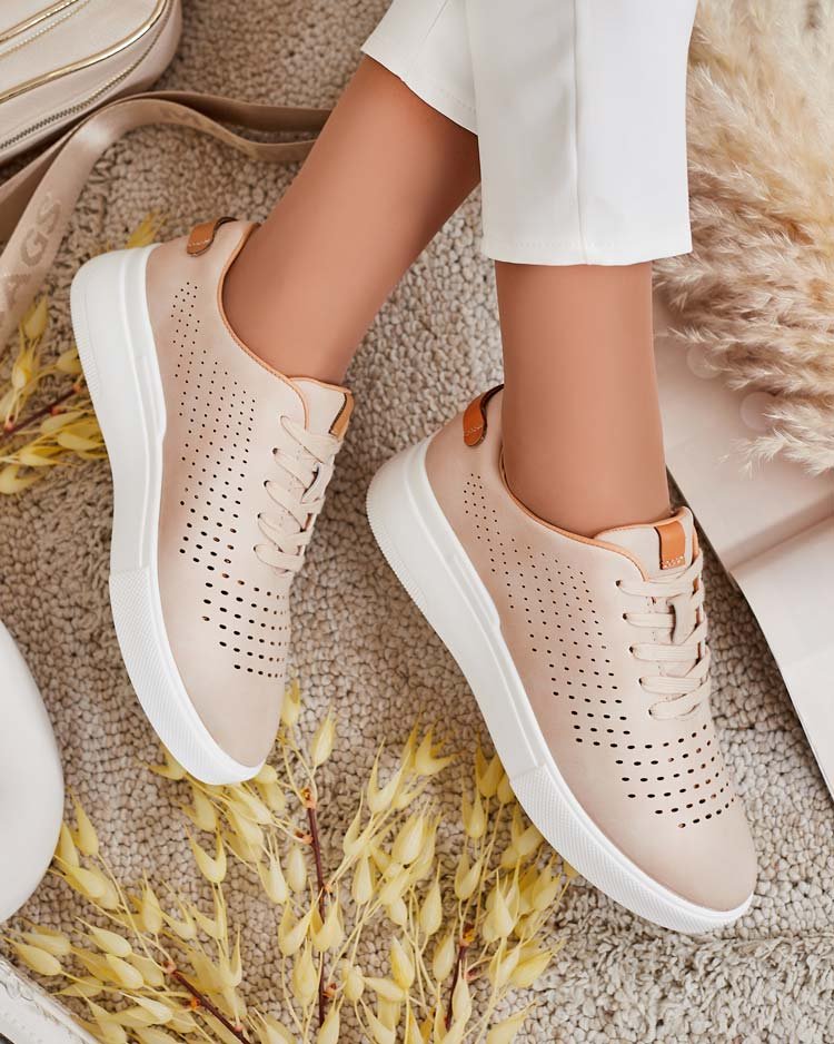 Royalfashion Damskie ażurowe buty sportowe Deromias-38