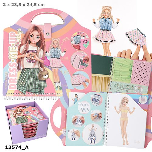 Zestaw Dress Me Up Top Model Collage Book 13574a - zabawka