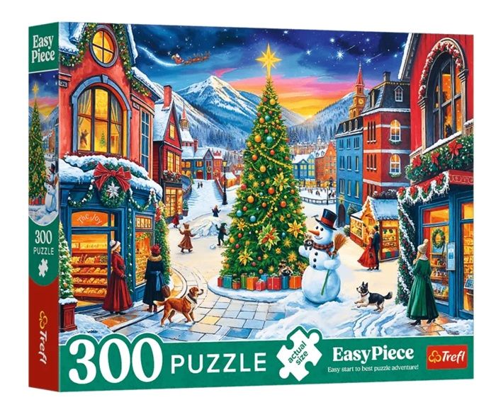 Puzzle 300 - EasyPiece - Świąteczne miasteczko - puzzle