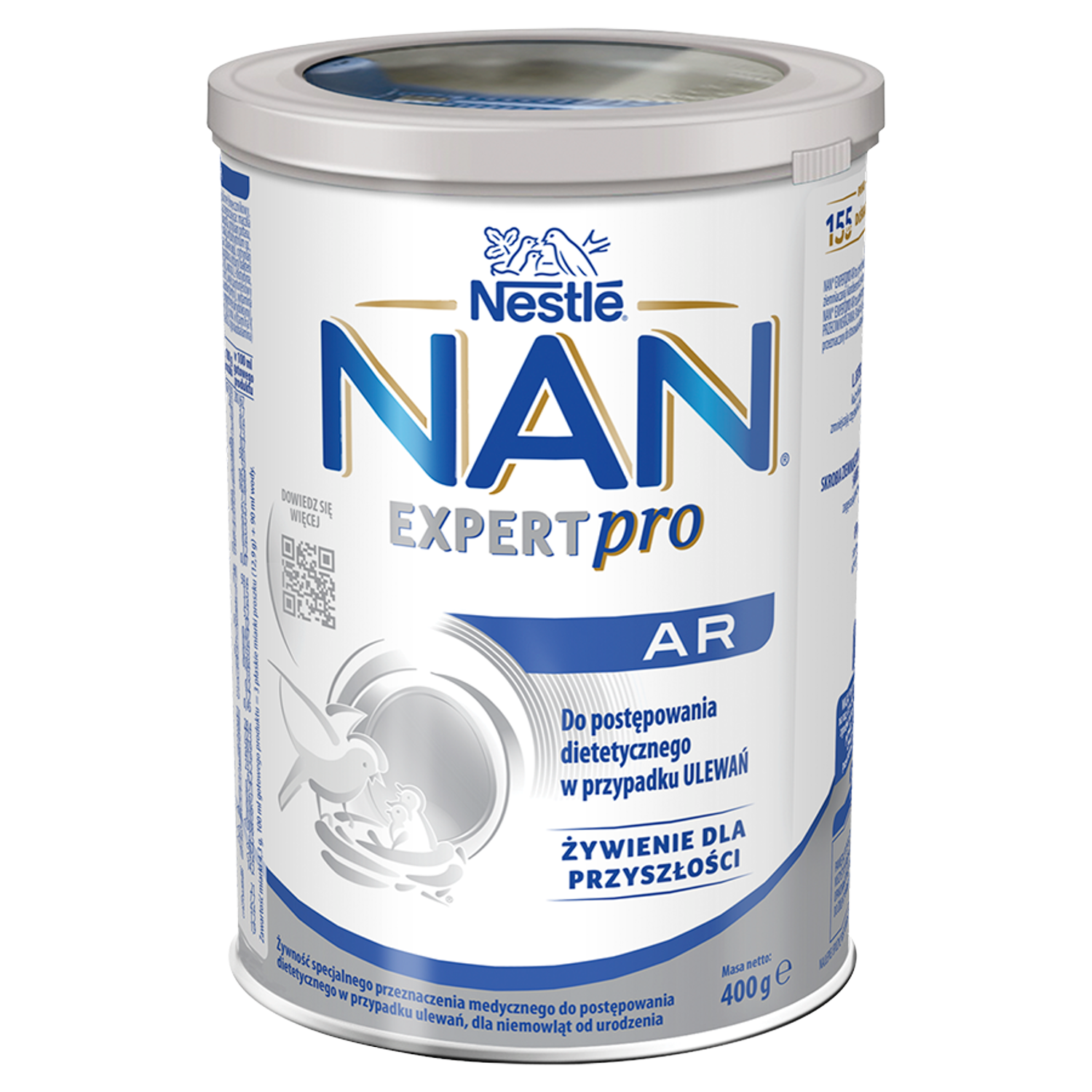Nestle NAN Expertpro AR, dla niemowląt z tendencją do ulewań, od urodzenia, 400 g