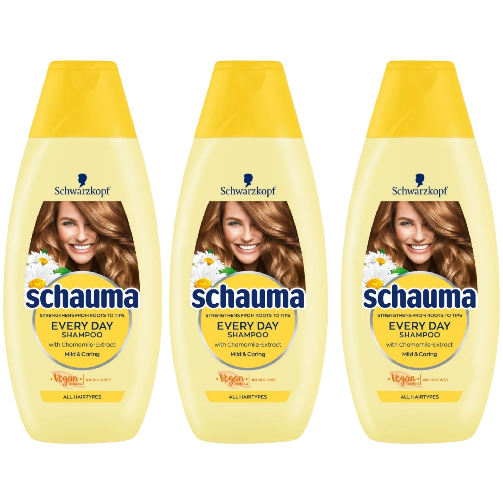 Kojący szampon z rumiankiem Schauma 3 sztuki