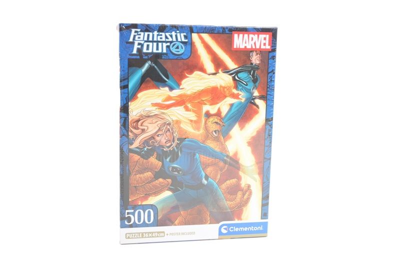 Puzzle 500 Compact Fantastic Four Clementoni - puzzle