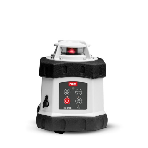 HILE NIWELATOR LASEROWY ROTACYJNY  D400 + STATYW + ŁATA