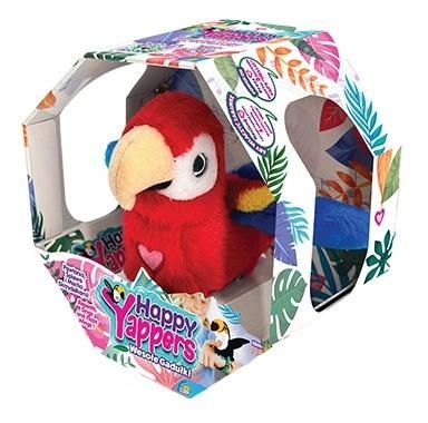 Happy Yappers Wesołe Gadułki Czerwona papuga