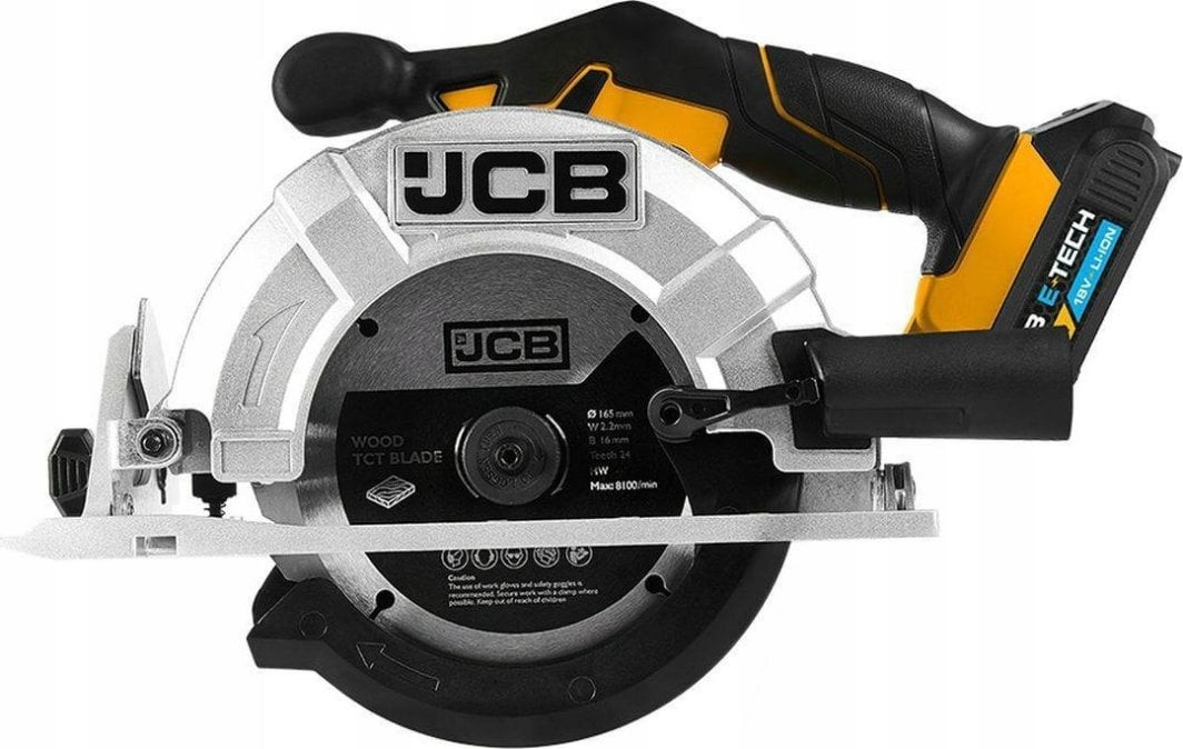 JCB JCB-18CS-2XB-E Pilarka tarczowa  18V 165mm (kpl.: akumulator 2Ah, ładowarka, torba)