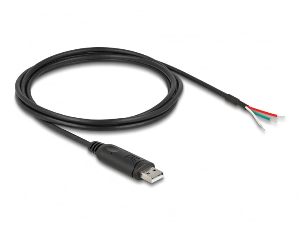 DeLOCK Kabel adaptera USB 2.0 Typ-A na Serial RS-485 z 3 wolnymi końcówkami 2 m 63509