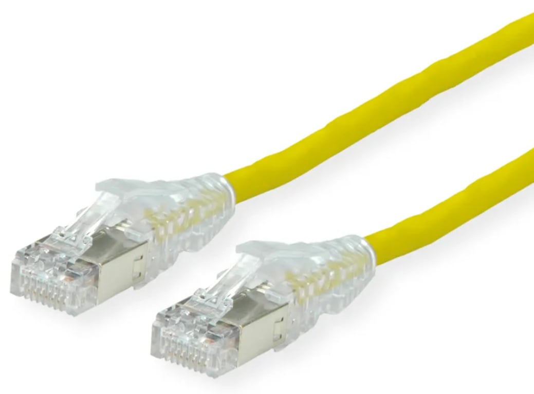 Dätwyler Cables 21.05.0502 kabel sieciowy Żółty 0,5 m Cat6a S/FTP (S-STP) 21050502