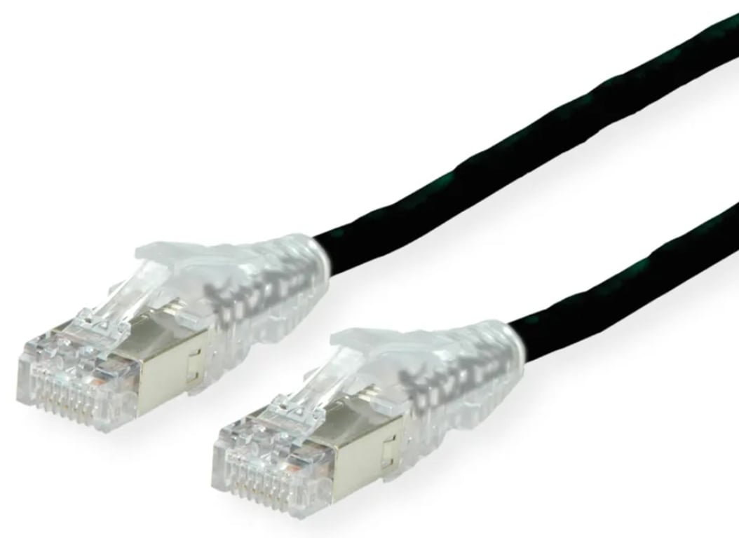 Dätwyler Cables 21.05.0515 kabel sieciowy Czarny 1 m Cat6a S/FTP (S-STP) 21050515