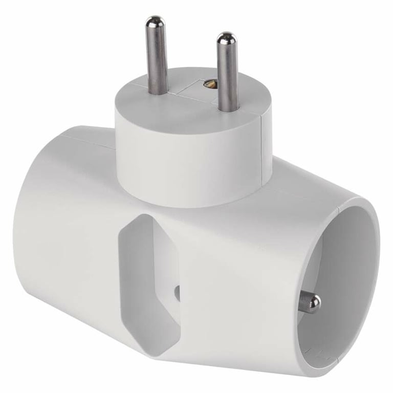 Emos P0023N gniazdko elektryczne Typu F Biały