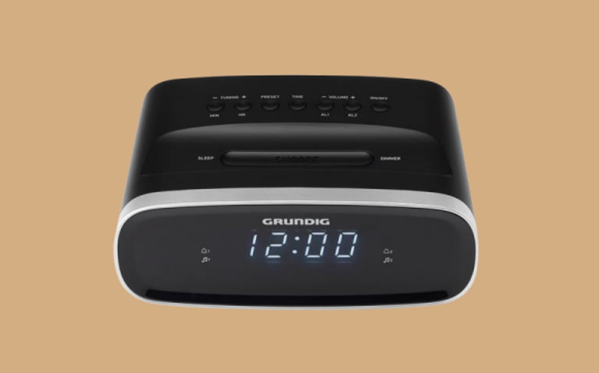 Grundig GPR1230 Zegar Czarny