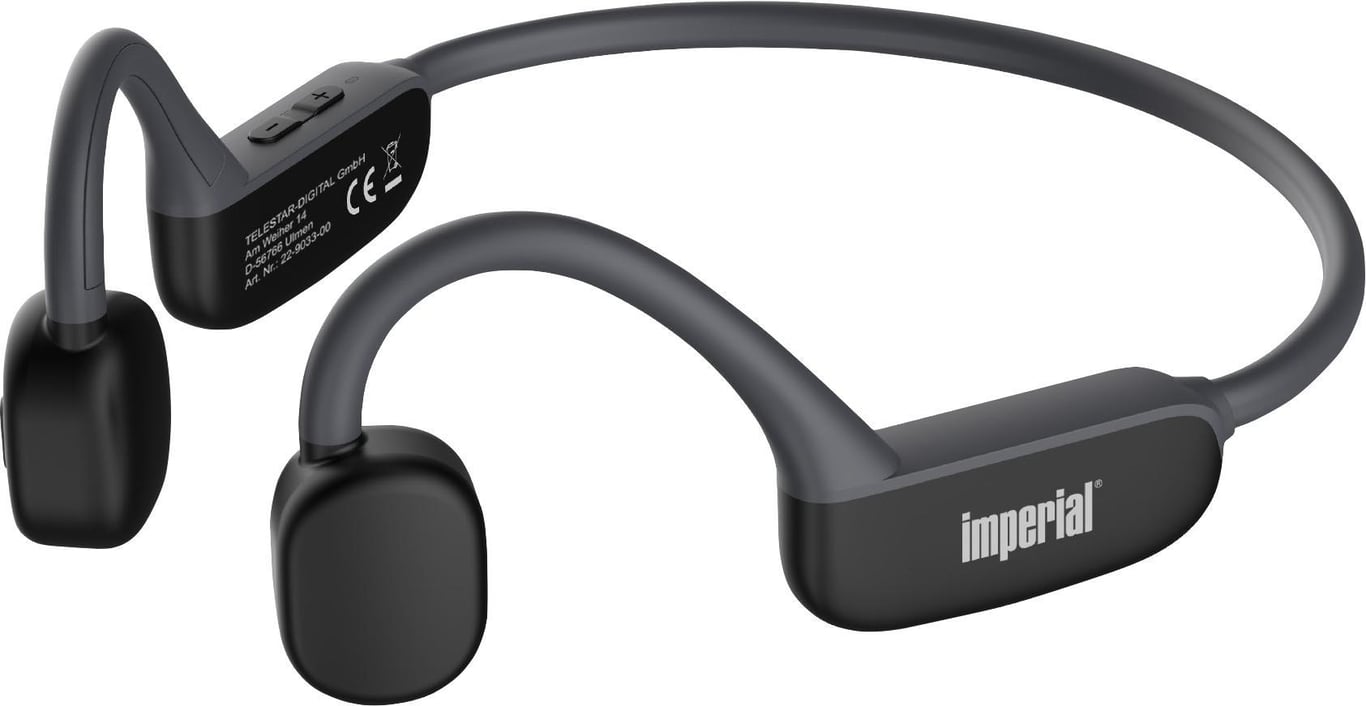 Imperial bluTC active 1 Słuchawki Bezprzewodowy Opaska na szyję Sport Bluetooth Czarny