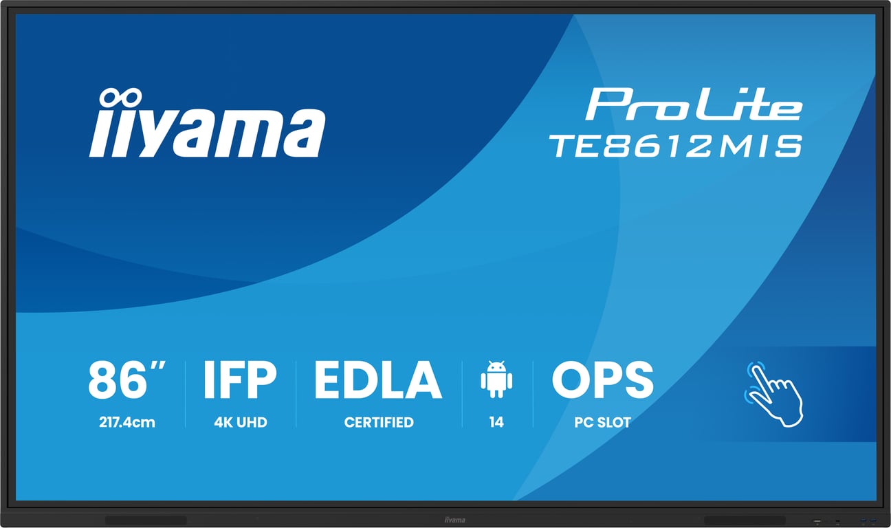 iiyama TE8612MIS-B4AG signage display Płaski panel Digital Signage 165,1 cm (65