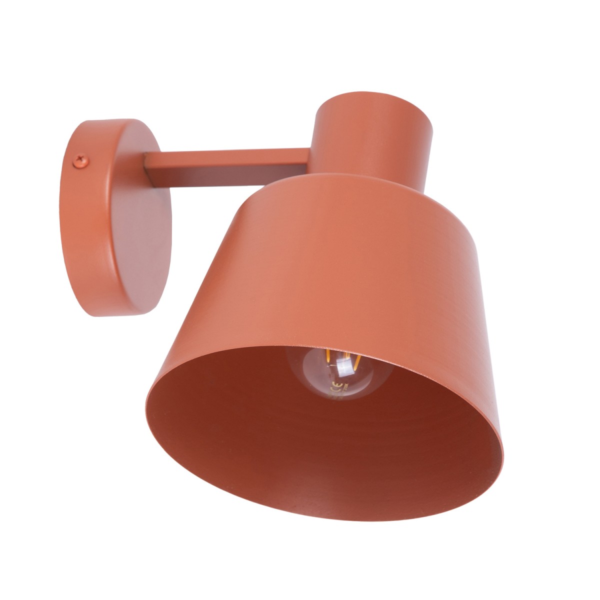 Ceglany kinkiet ścienny, na jedną żarówkę SIG 41137 z serii DUNKA