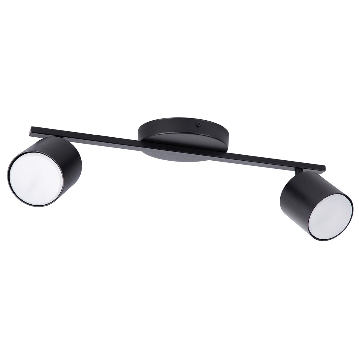 Czarna lampa z ruchomymi reflektorkami SIG 41341 z serii MILA