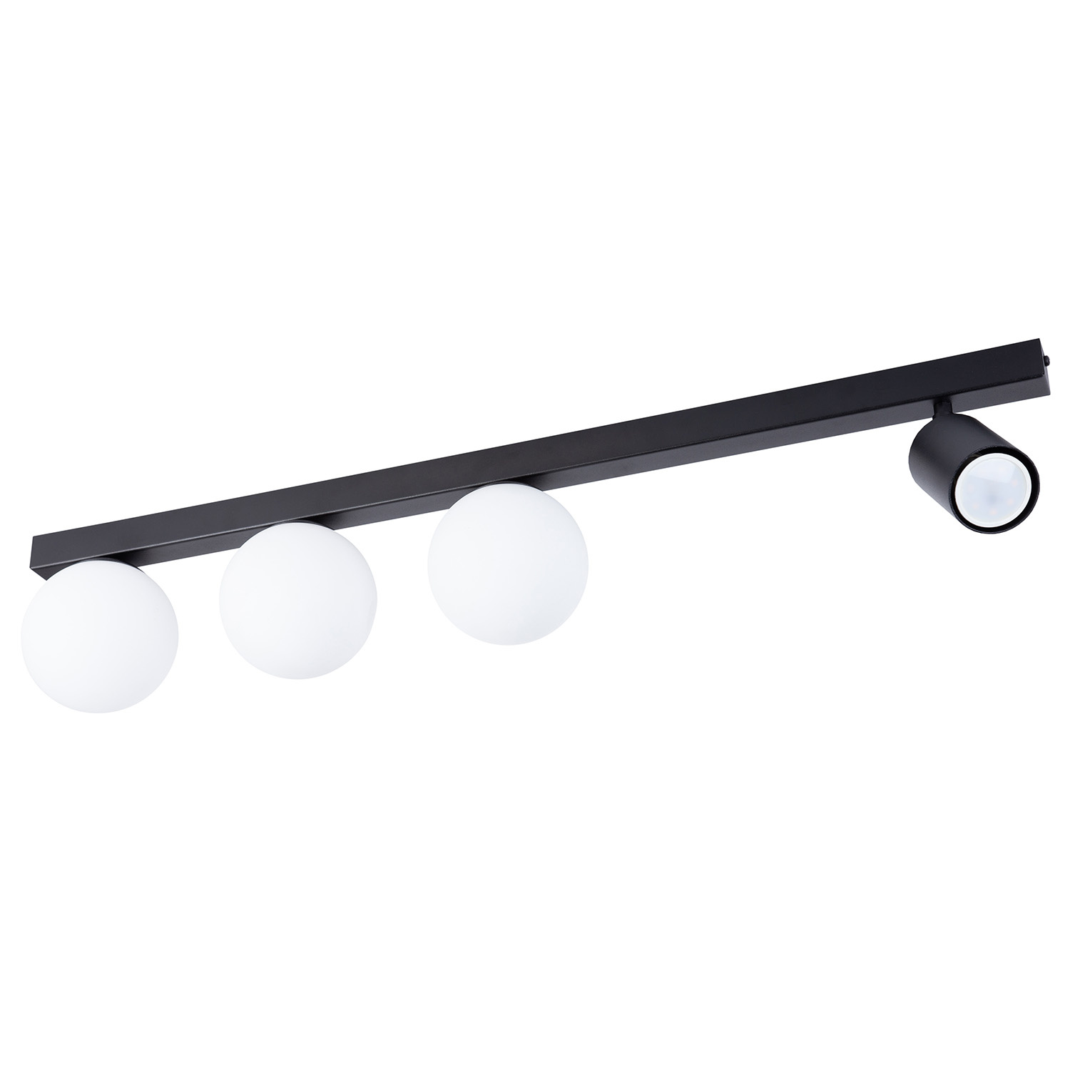 Nowoczesna lampa sufitowa, czarna listwa SIG 41261 z serii TAVIRA